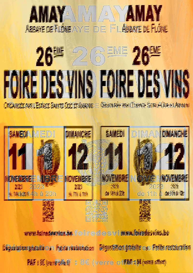 Salon des vins d'Amay